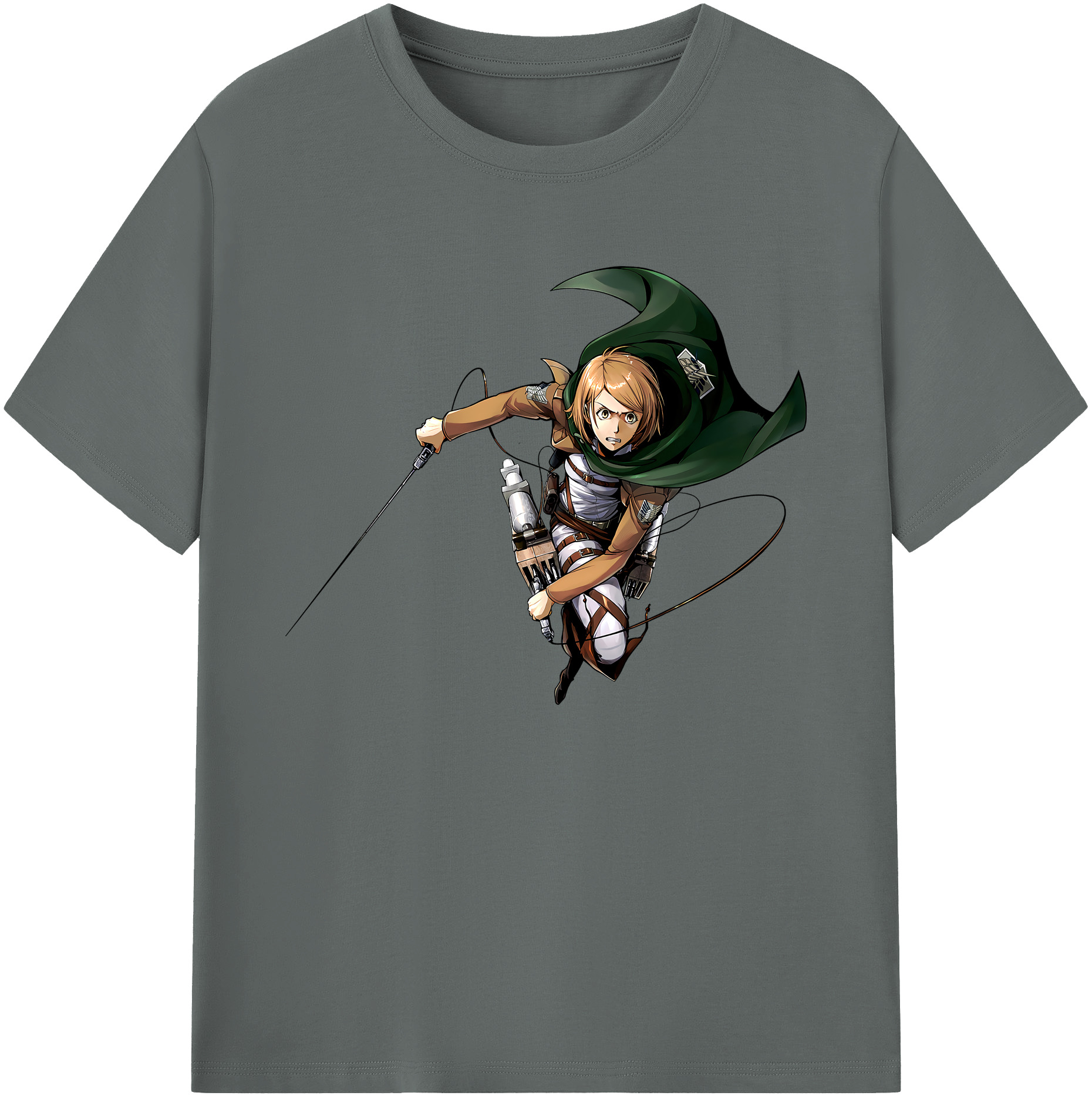 （画像用） 進撃の巨人 ペトラ·ラル Attack on Titan Petra Rall 綿100％ メンズ半袖Tシャツ｜肌触りやわらか＆通気性
